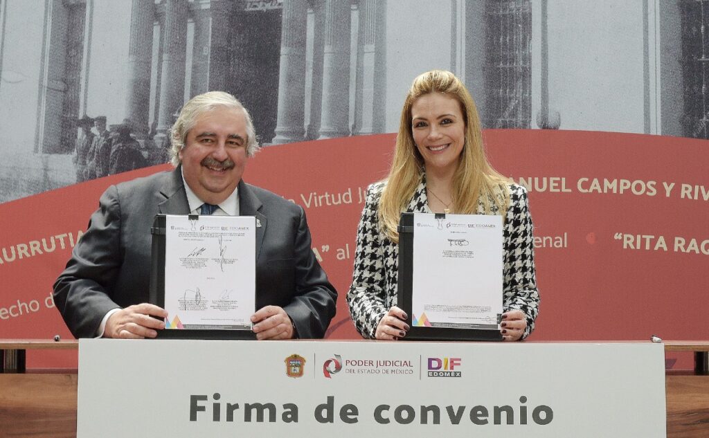FIRMAN DIFEM Y PODER JUDICIAL CONVENIO PARA CAPACITAR Y CERTIFICAR EN ...